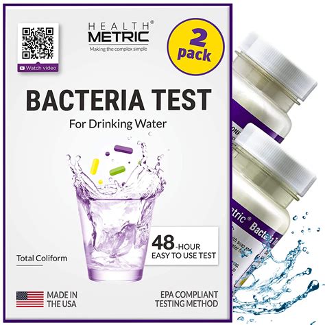 bottled water bacteria test|water tester for bacteria.